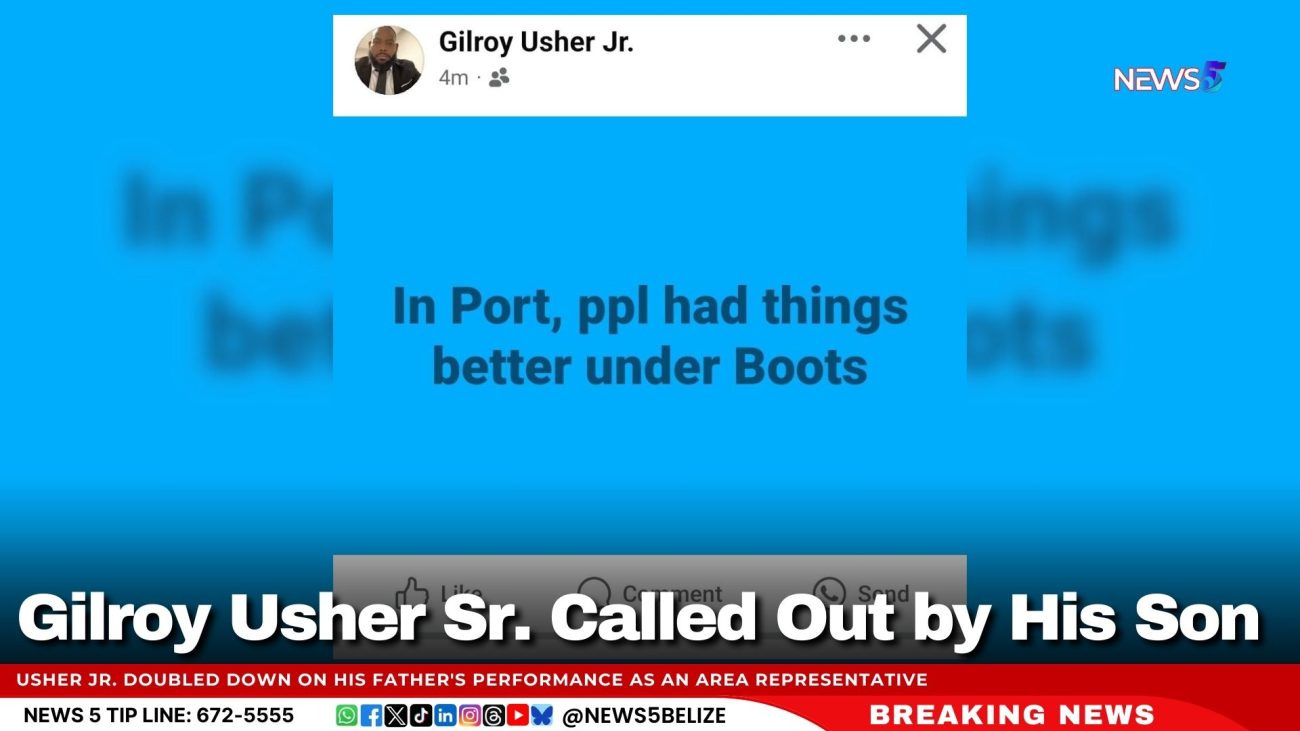 Gilroy Usher Sr. Called Out by His Son