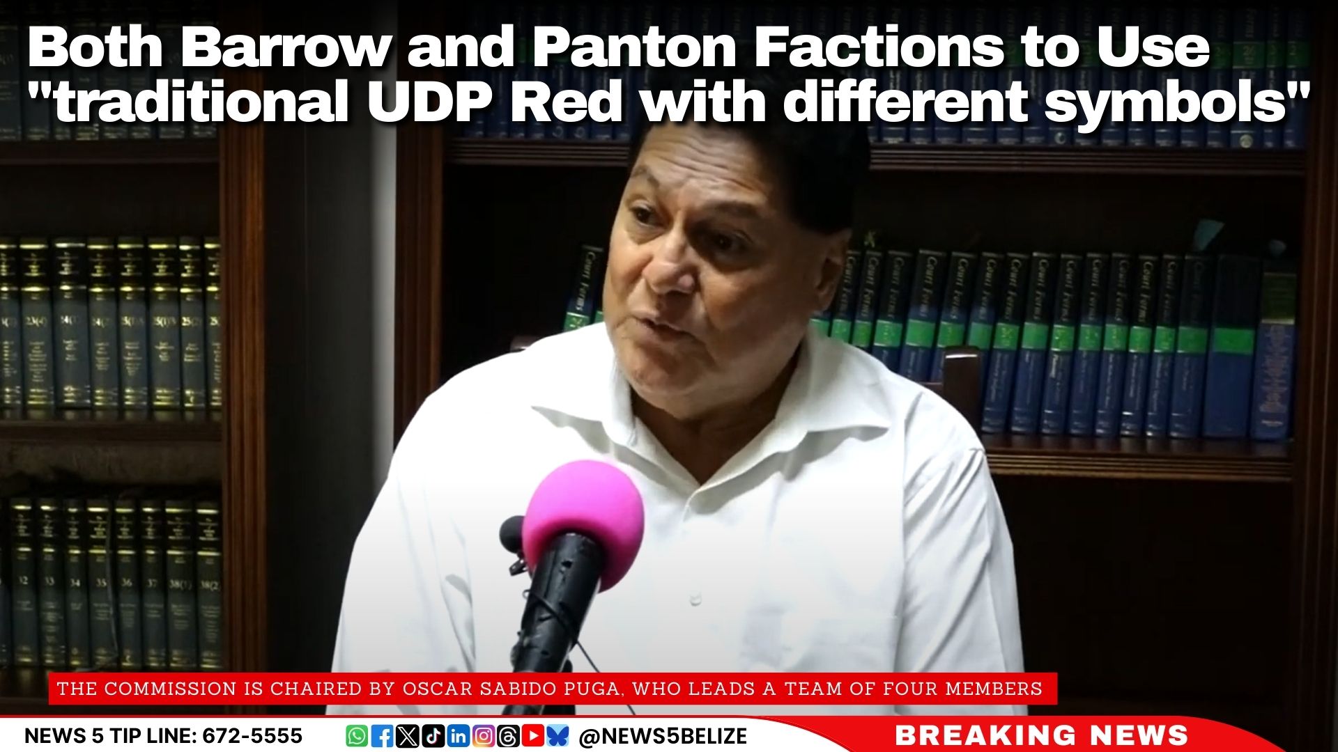 Both Barrow and Panton Factions to Use "Traditional UDP Red with Different Symbols"