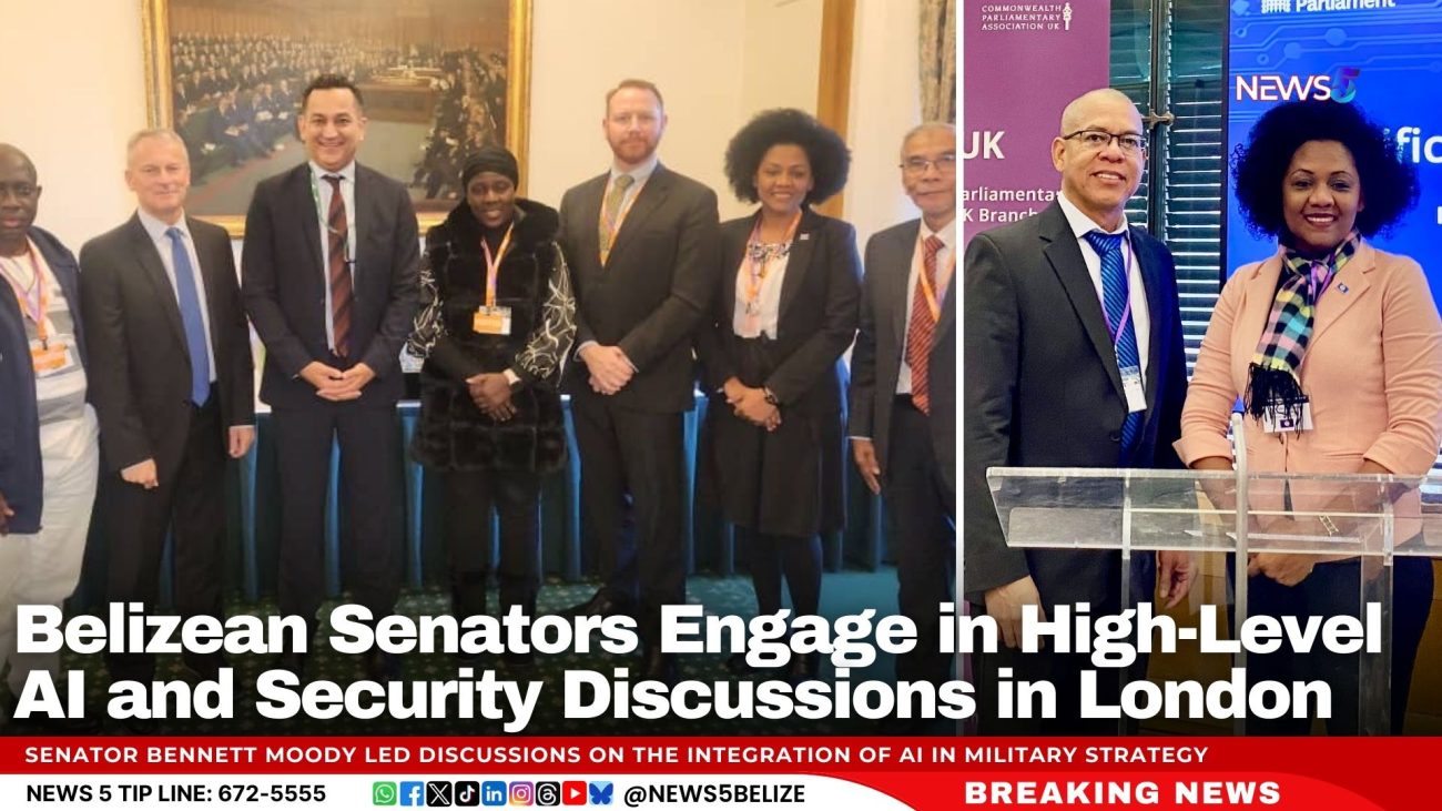 Belizean Senators Engage in High-Level AI and Security Discussions in London