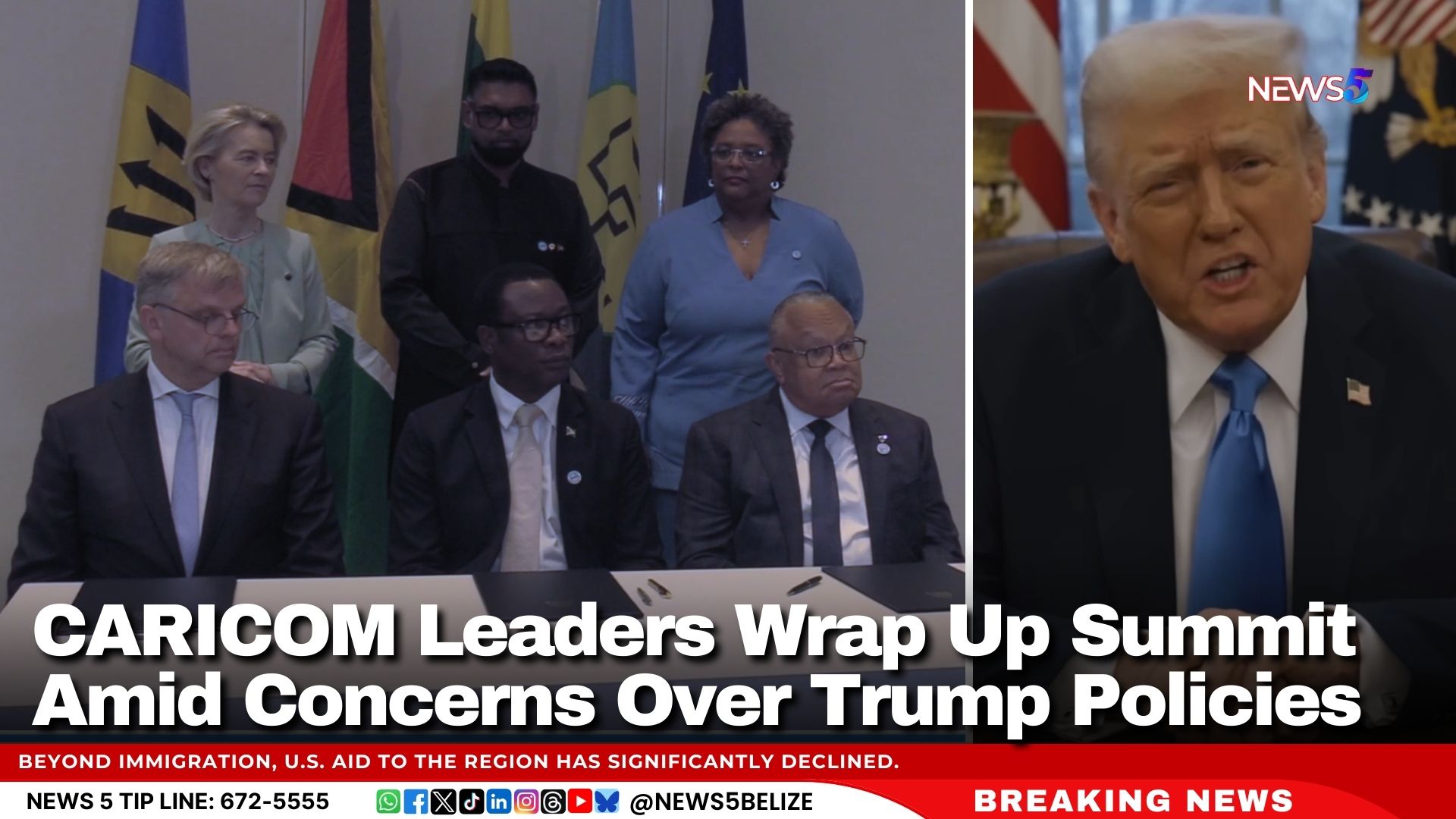 CARICOM Leaders Wrap Up Summit Amid Concerns Over Trump Policies