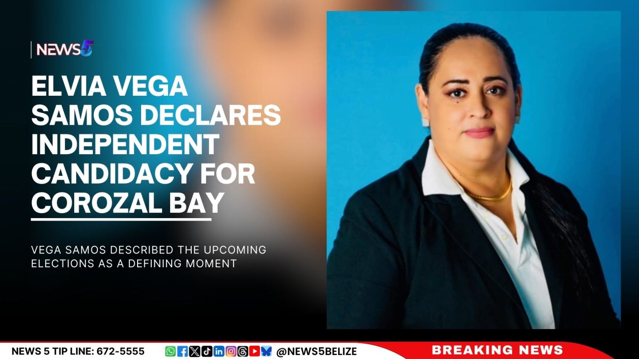 Elvia Vega Samos Declares Independent Candidacy for Corozal Bay