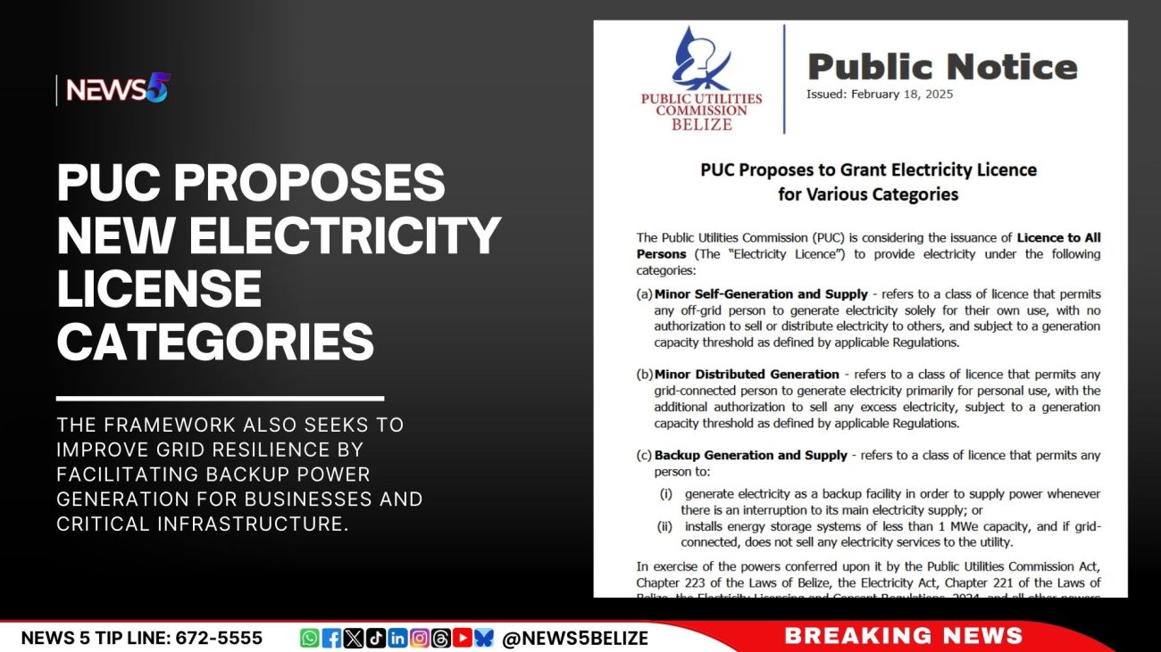 PUC Proposes New Electricity License Categories