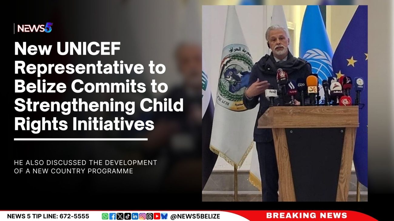 New UNICEF Representative to Belize Commits to Strengthening Child Rights Initiatives