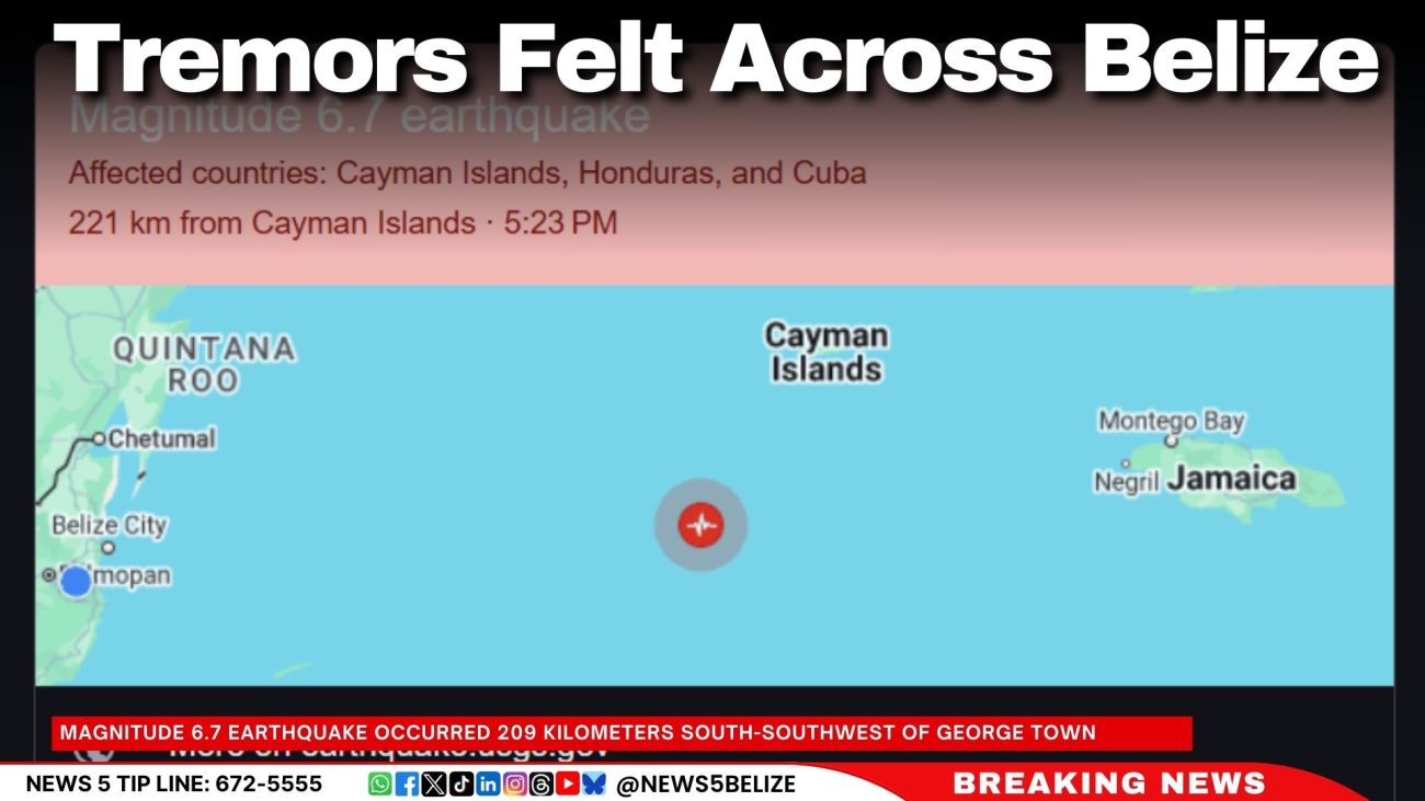 Tremors Felt Across Belize