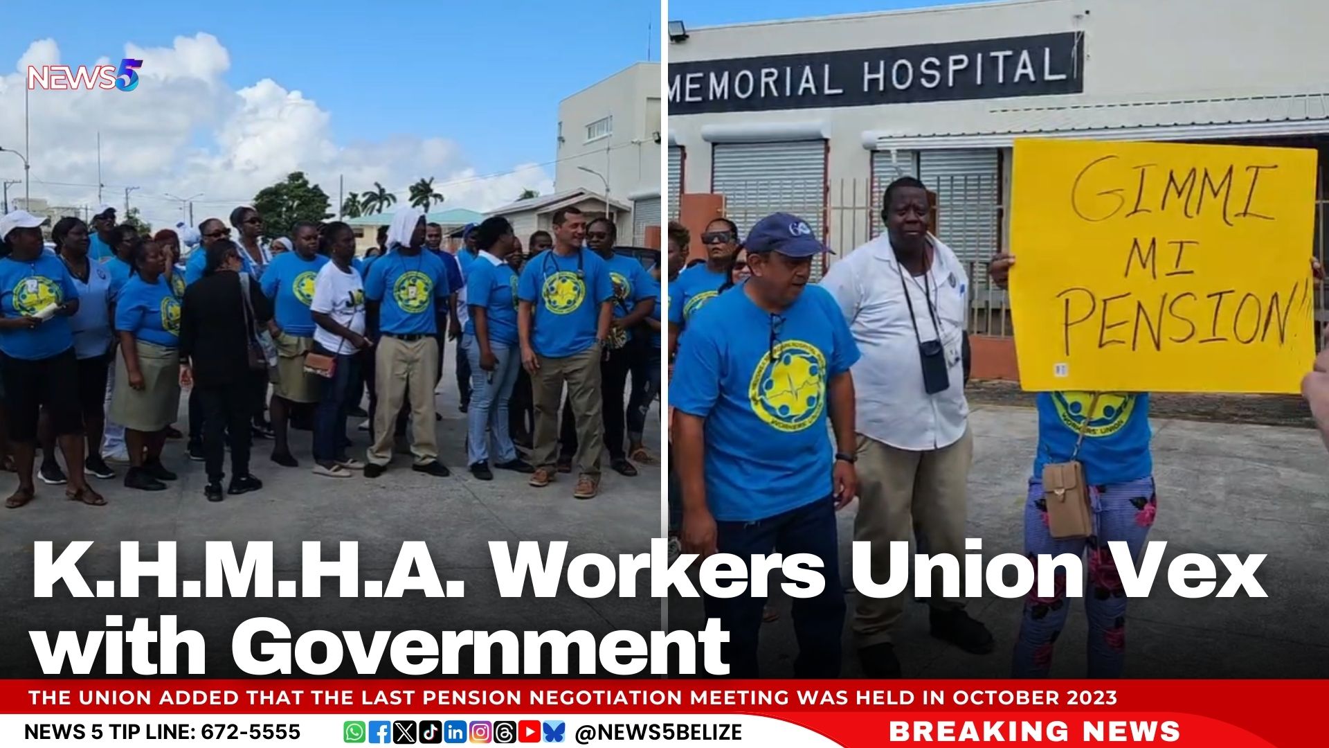 KHMHA Workers Union Vex with Government