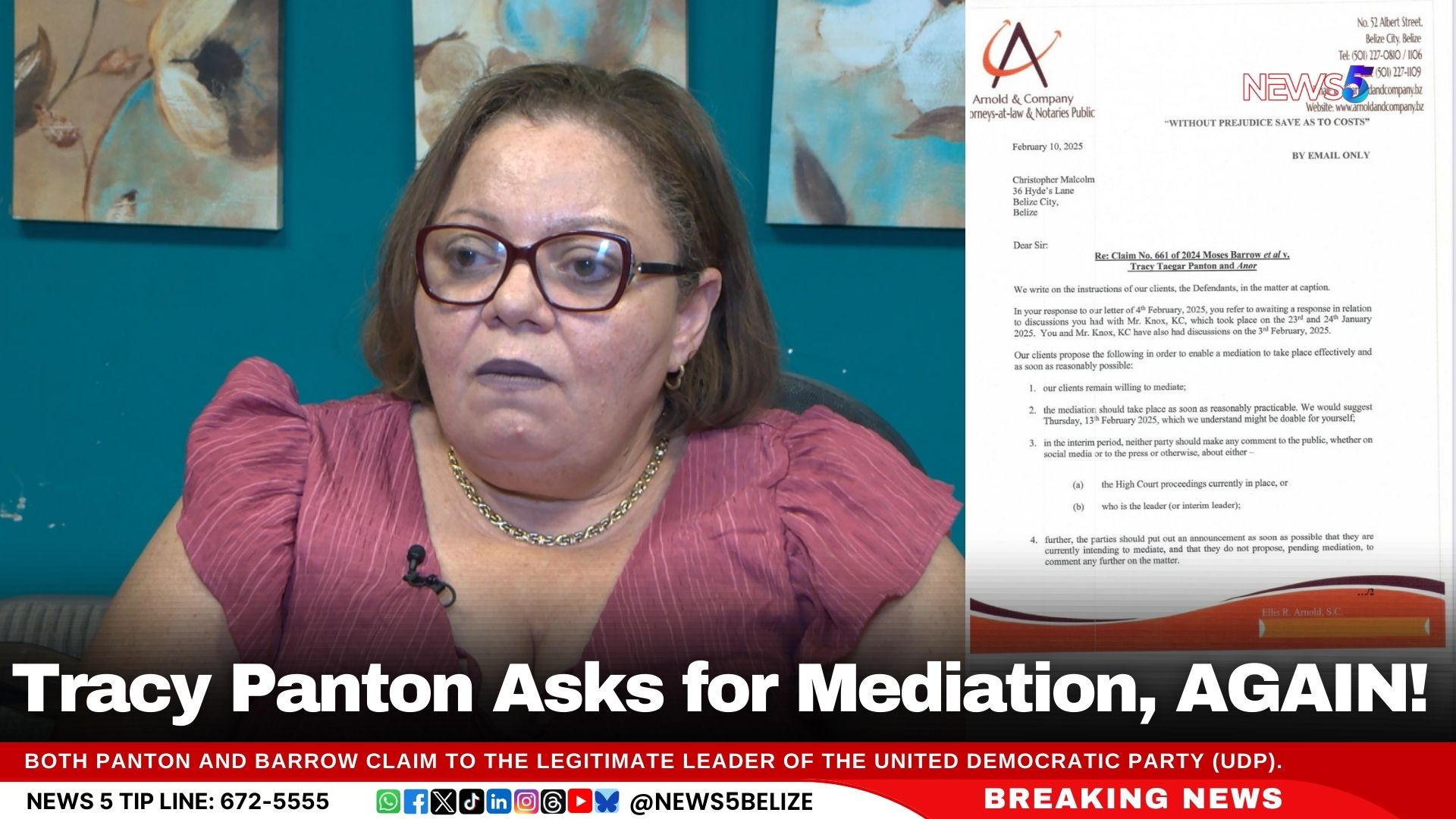 Tracy Panton Asks for Mediation, AGAIN!