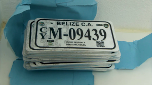 License Plates Finally Back in Belize