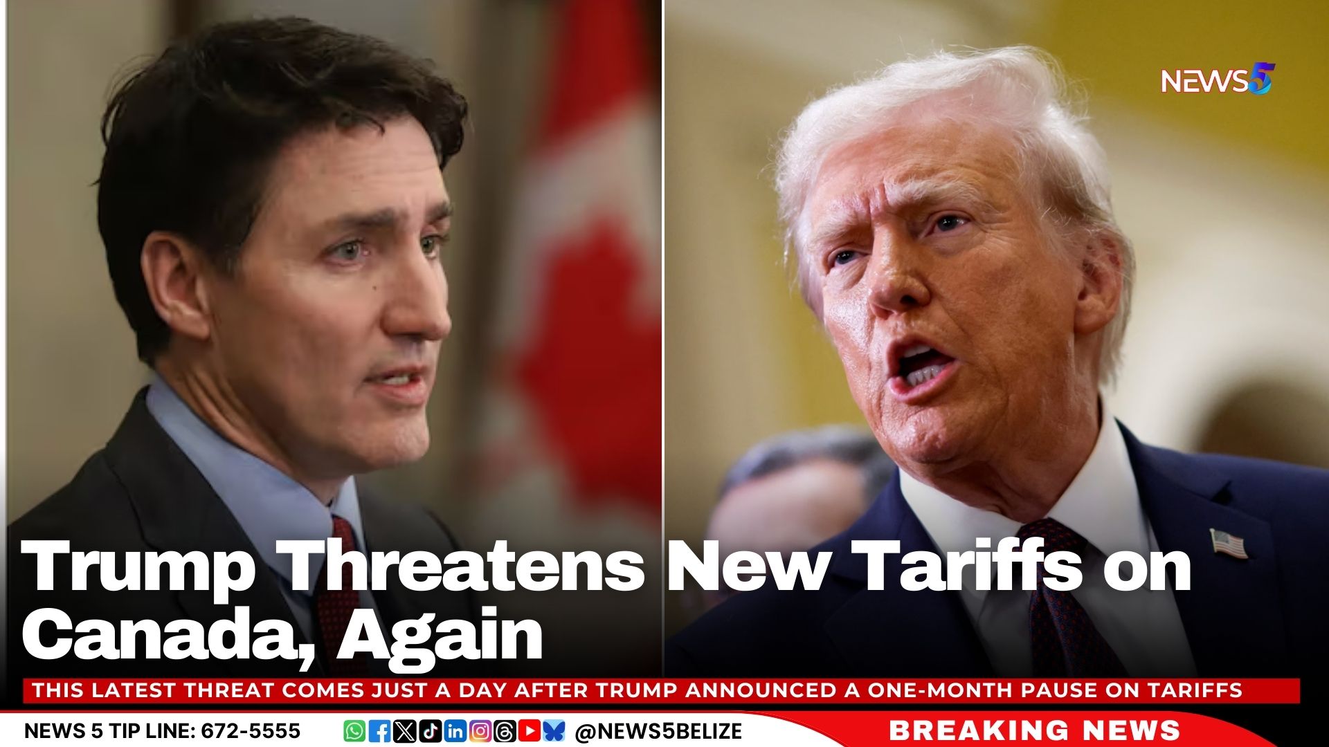 Trump Threatens New Tariffs on Canada, Again