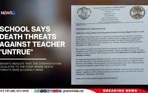 School Says Death Threats Against Teacher 