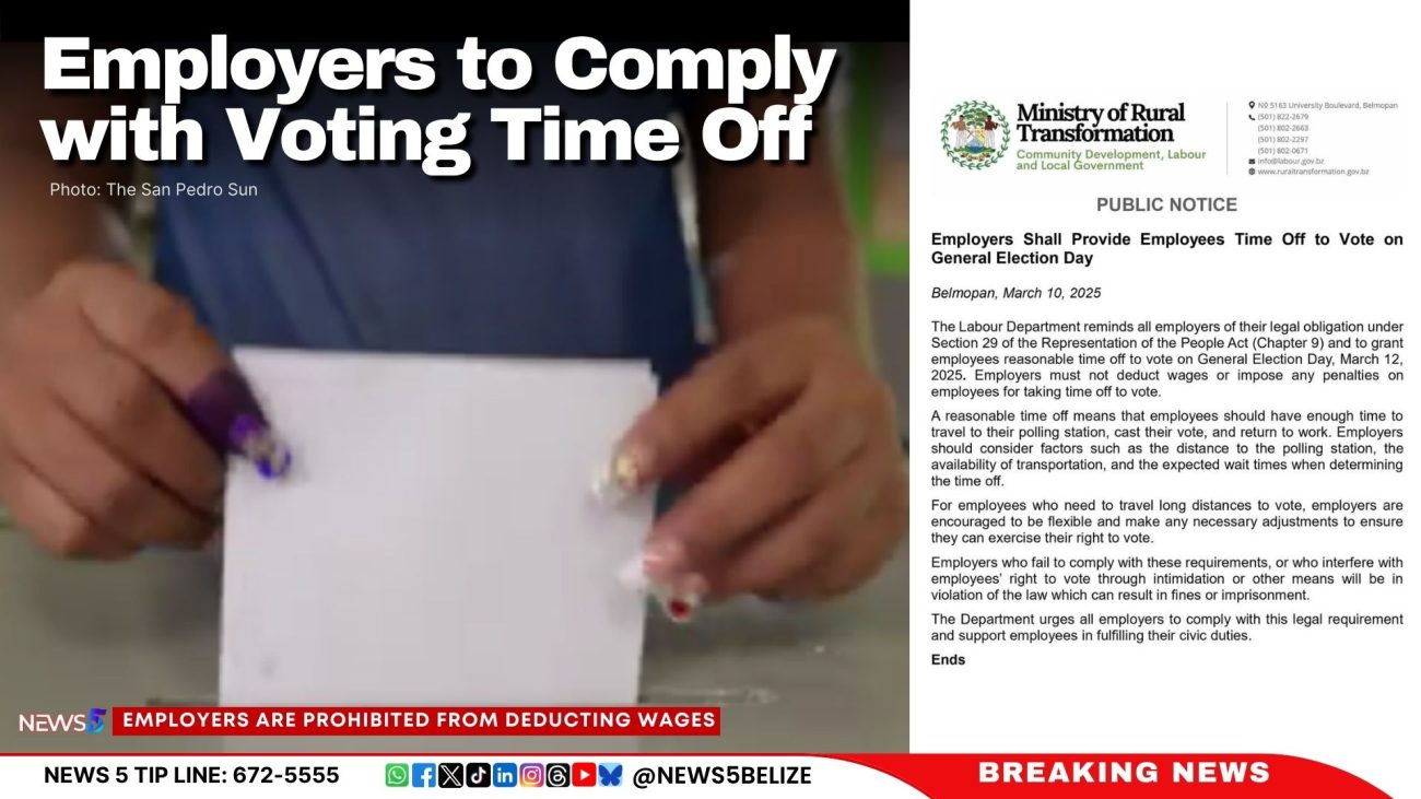 Employers to Comply with Voting Time Off