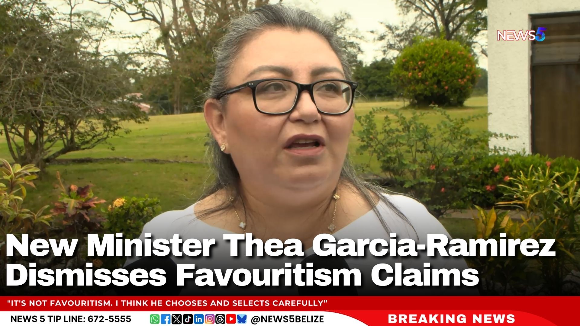 New Minister Thea Garcia-Ramirez Dismisses Favouritism Claims