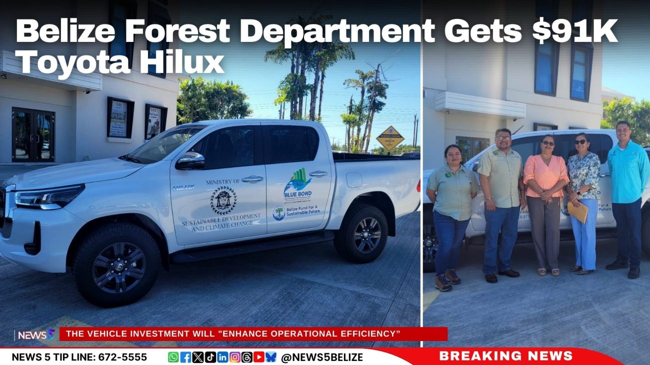 Belize Forest Department Gets $91K Toyota Hilux