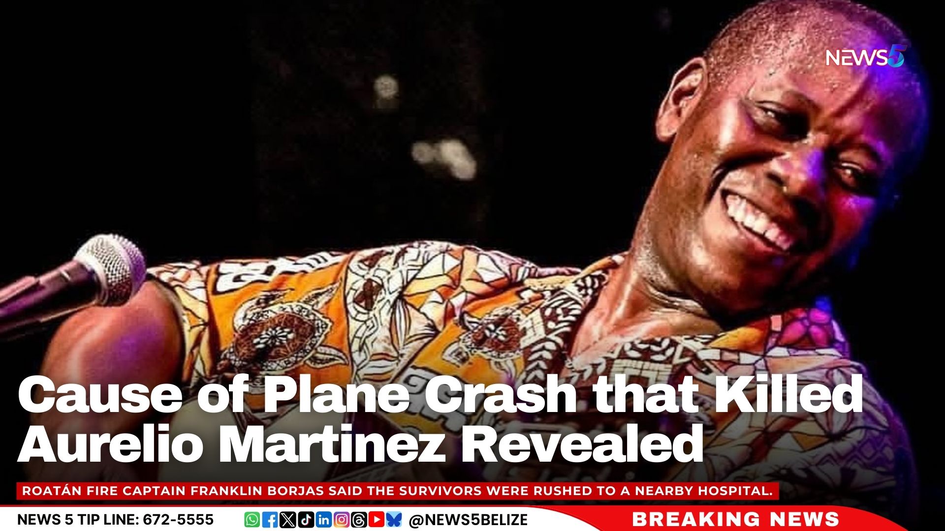 Cause of Plane Crash that Killed Aurelio Martinez Revealed