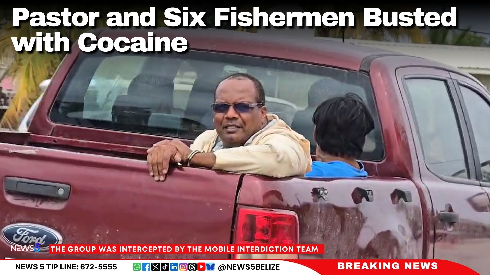 Pastor and Six Fishermen Busted with Cocaine