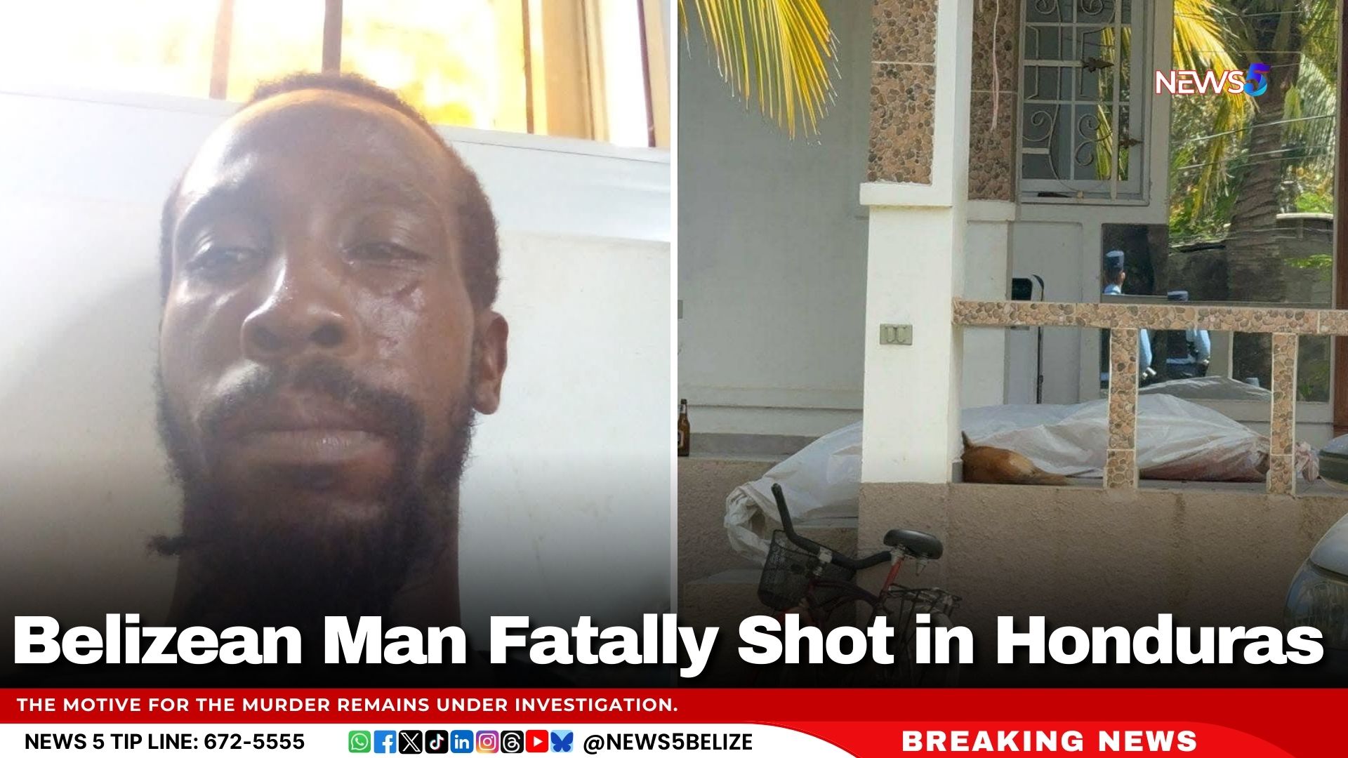 Belizean Man Fatally Shot in Honduras