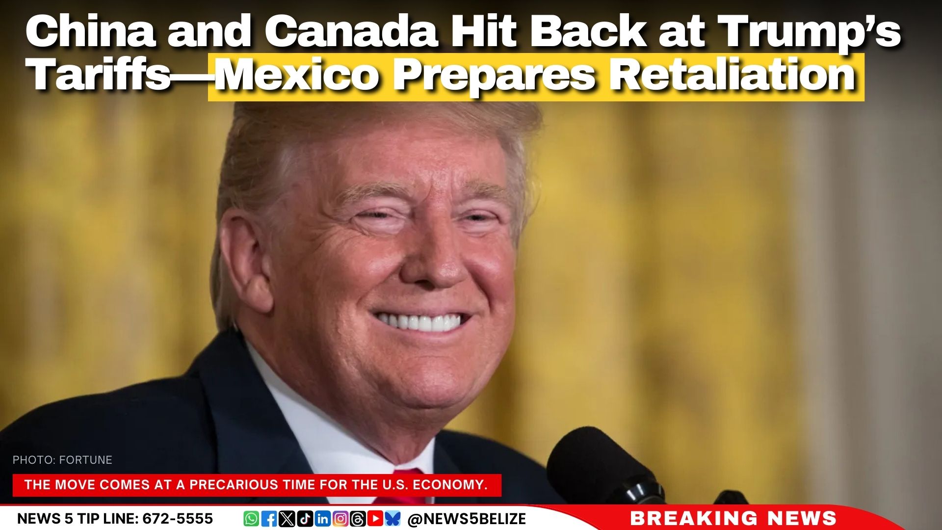 China and Canada Hit Back at Trump’s Tariffs—Mexico Prepares Retaliation