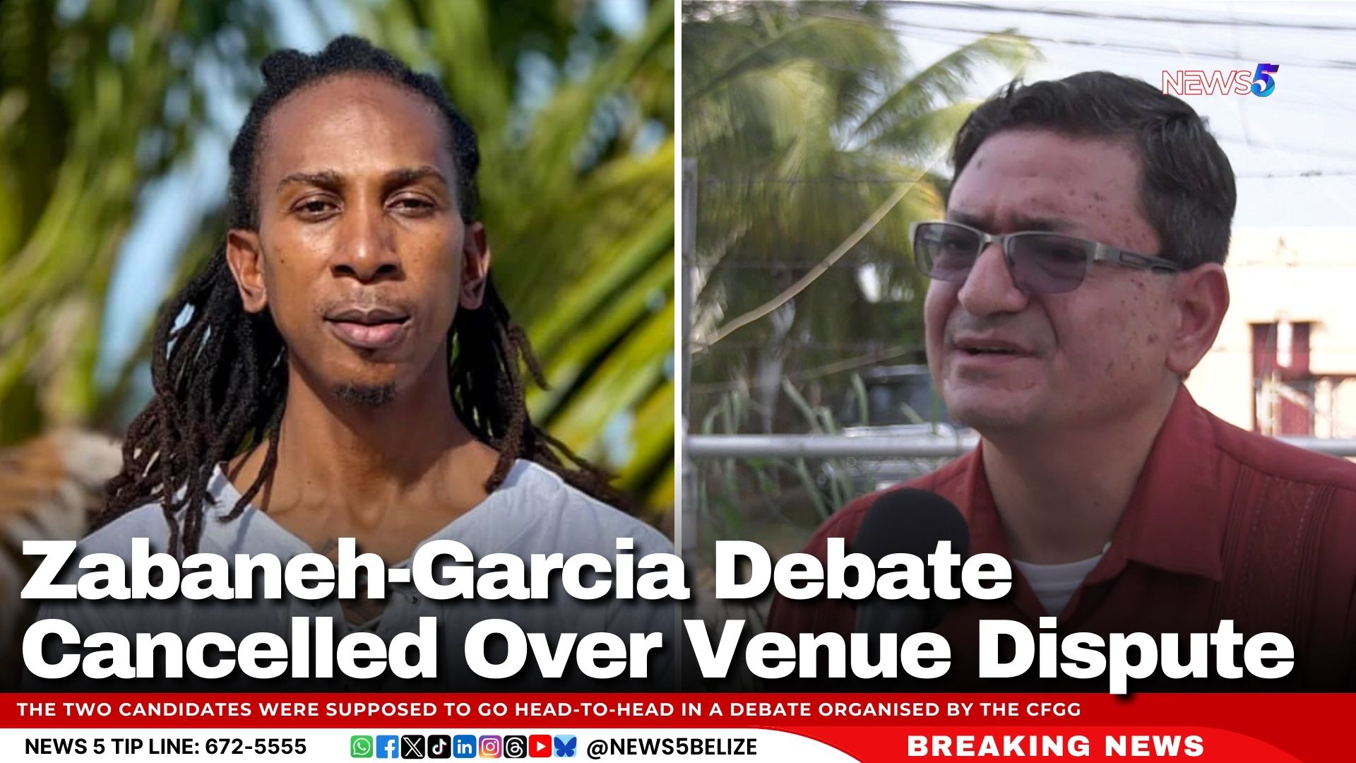 Zabaneh-Garcia Debate Cancelled Over Venue Dispute