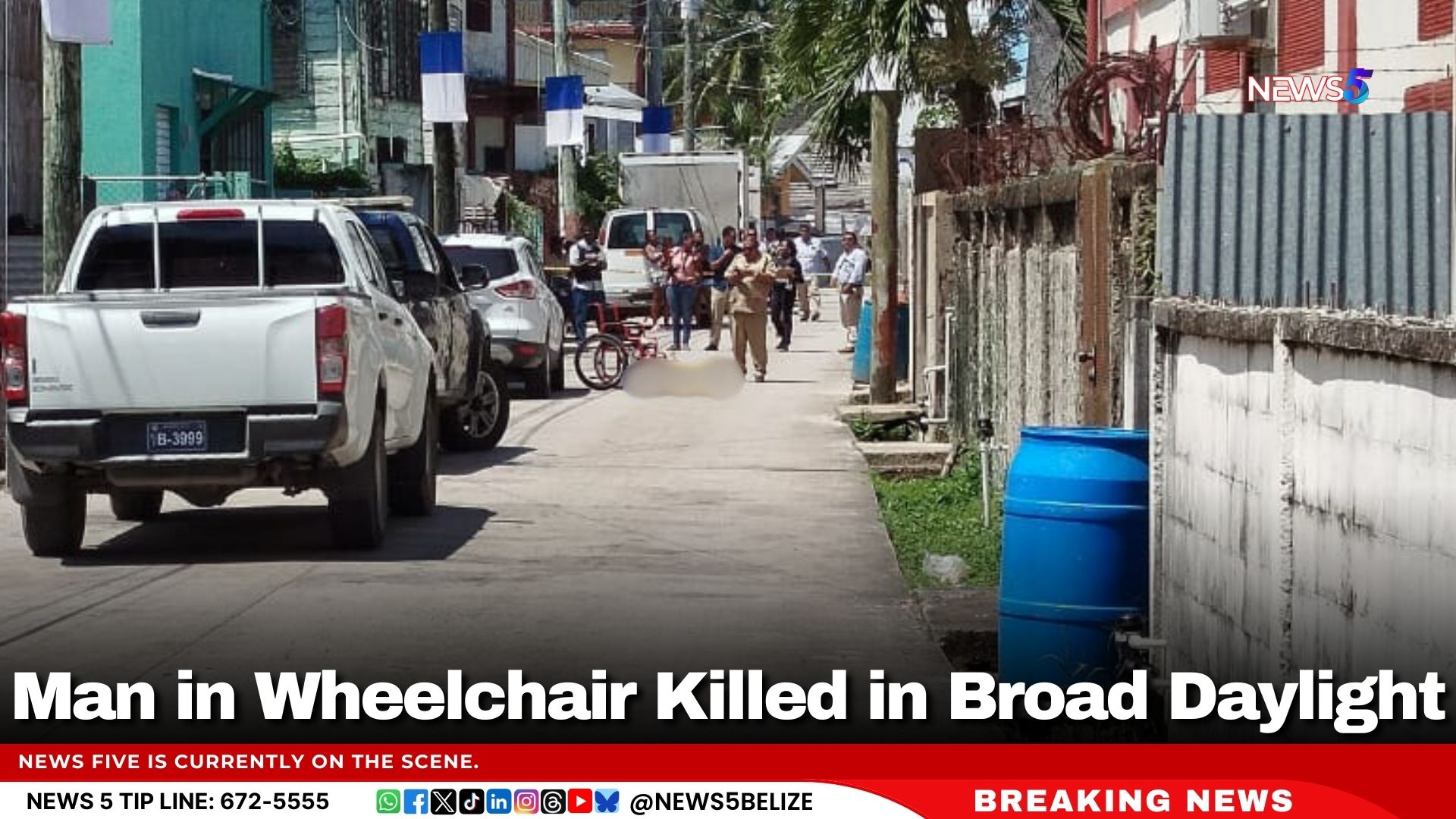 Man in Wheelchair Killed in Broad Daylight