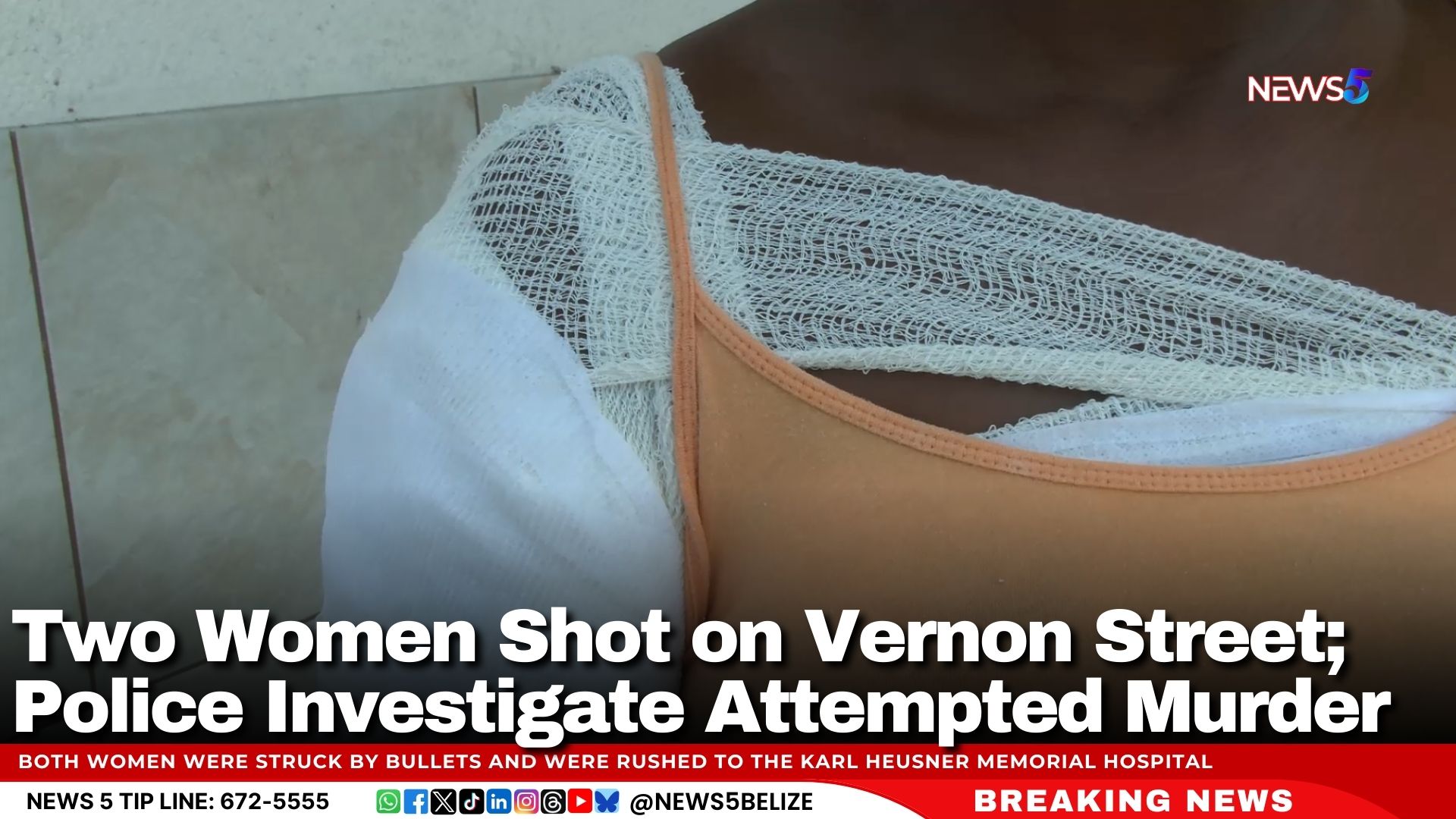 Two Women Shot on Vernon Street; Police Investigate Attempted Murder