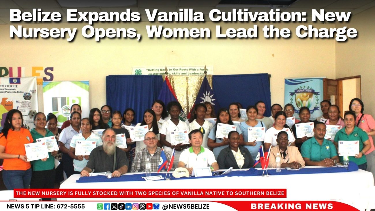 Belize Expands Vanilla Cultivation: New Nursery Opens, Women Lead the Charge