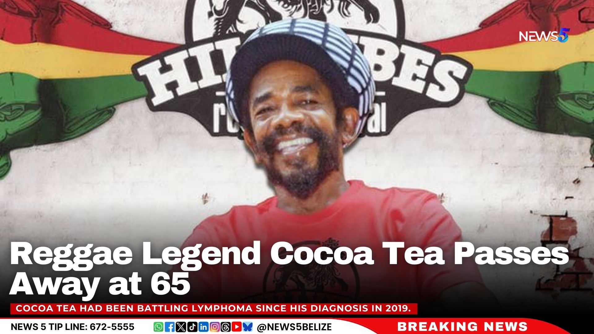 Reggae Legend Cocoa Tea Passes Away at 65