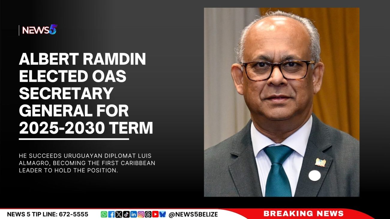 Albert Ramdin Elected OAS Secretary General for 2025-2030 Term