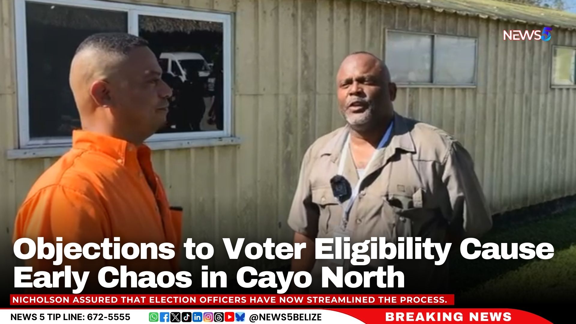 Objections to Voter Eligibility Cause Early Chaos in Cayo North