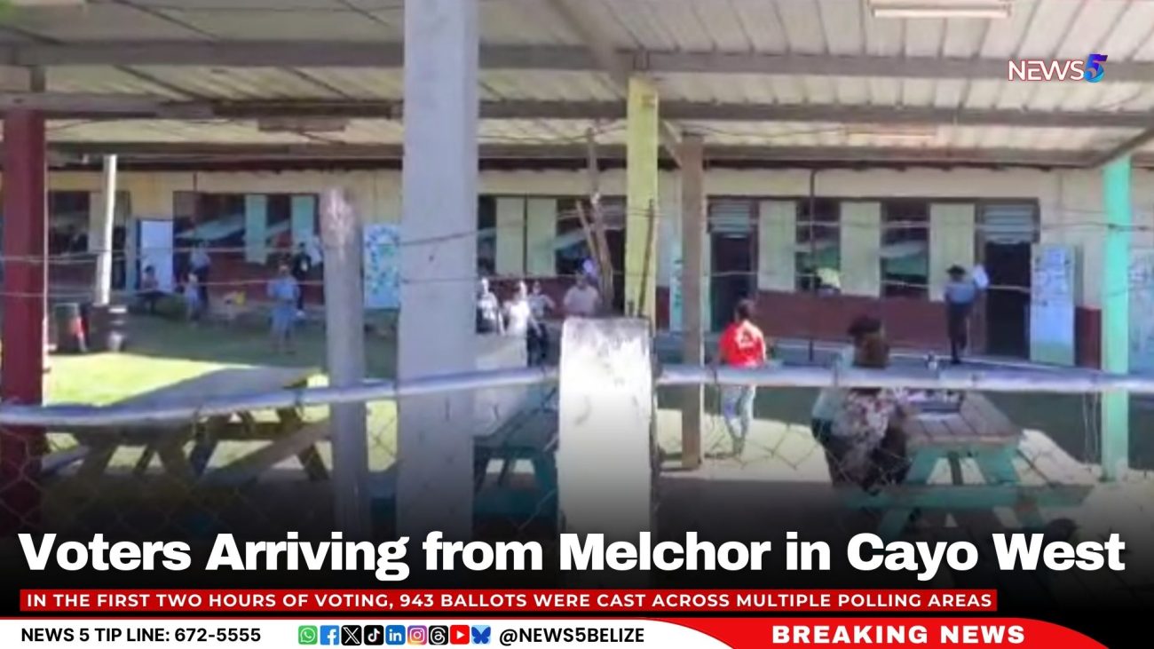 Voters Arriving from Melchor in Cayo West