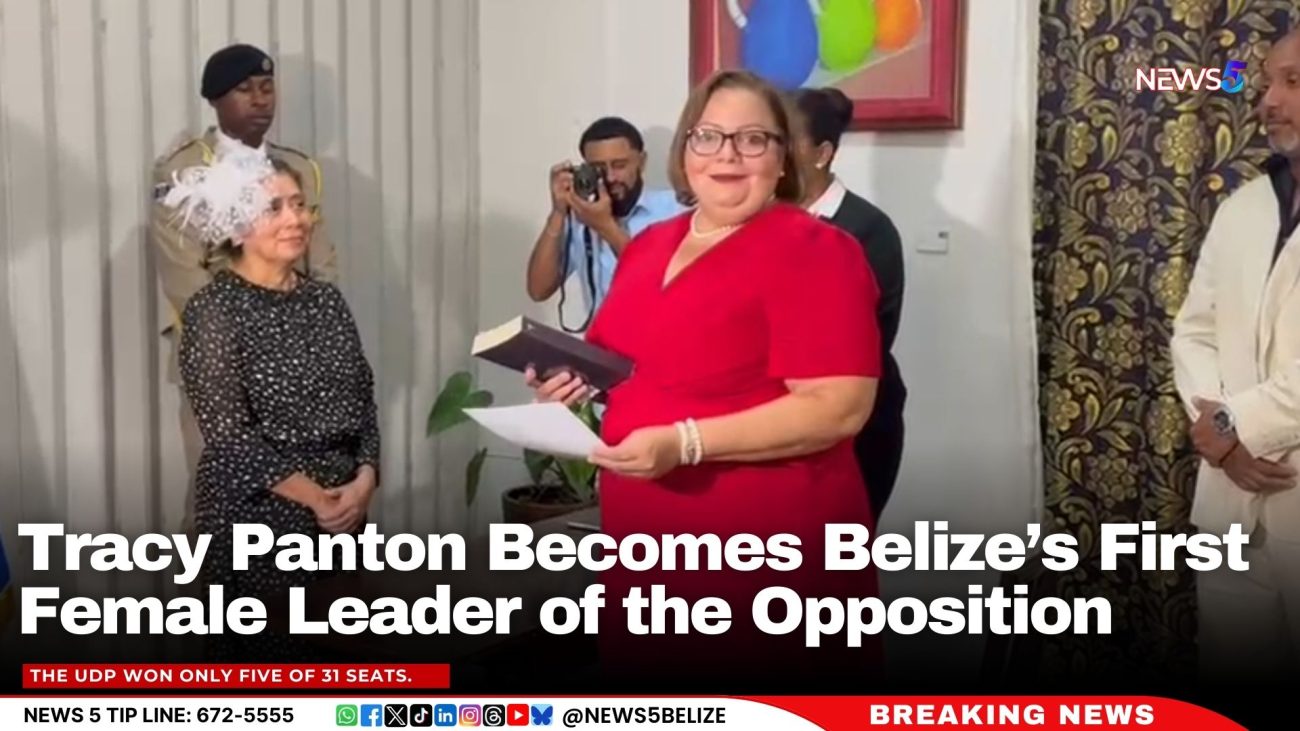 Tracy Panton Becomes Belize’s First Female Leader of the Opposition