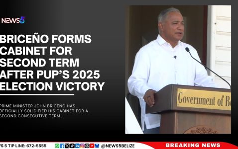 Briceño Forms Cabinet for Second Term After PUP’s 2025 Election Victory