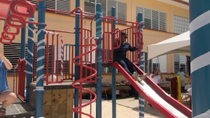 Holy Redeemer Receives New Playground from Rotary Club