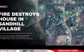 Fire Destroys House in Sandhill Village