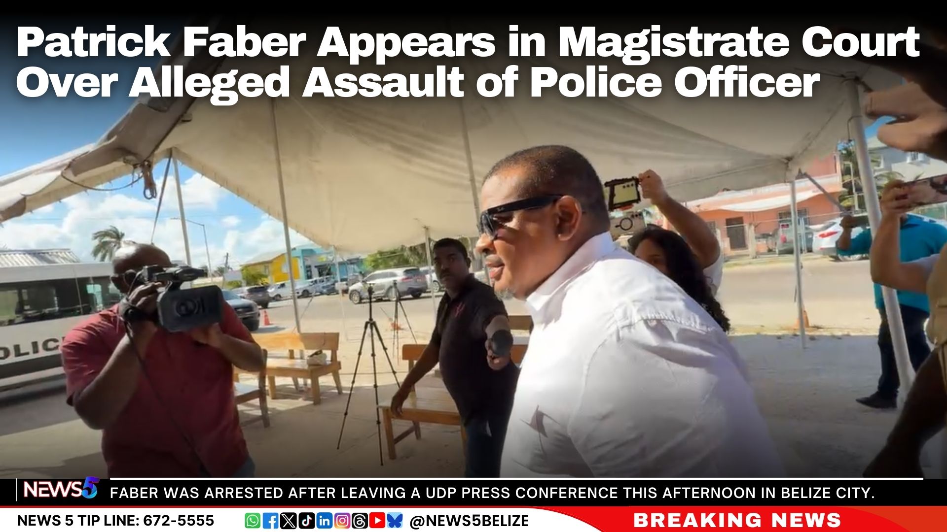 Patrick Faber Appears in Magistrate Court Over Alleged Assault of Police Officer