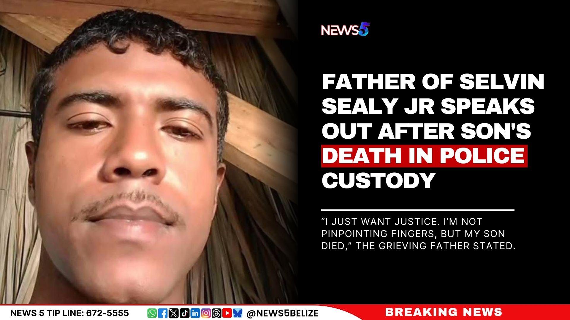 Father of Selvin Sealy Jr Speaks Out After Son's Death in Police Custody