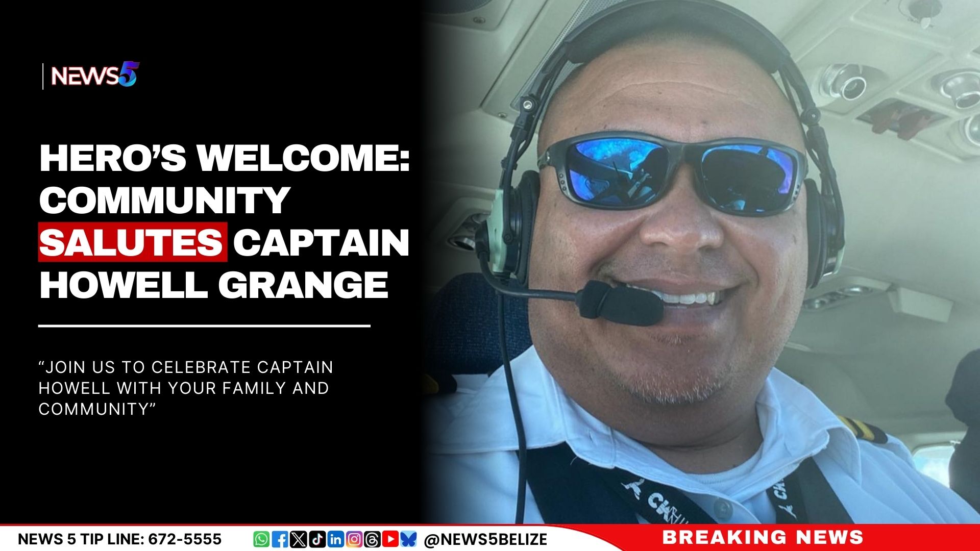 Hero’s Welcome: Community Salutes Captain Howell Grange