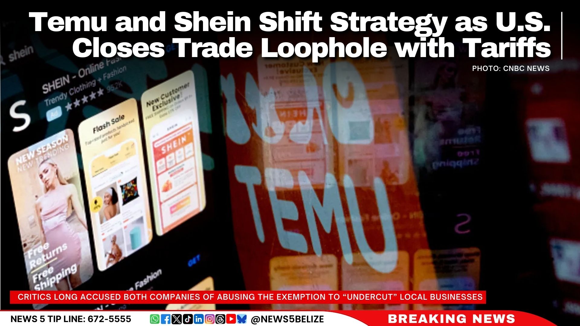 Temu and Shein Shift Strategy as U.S. Closes Trade Loophole with Tariffs