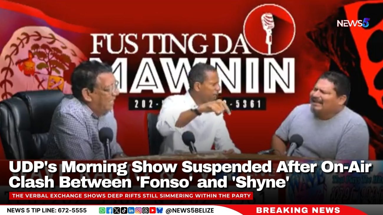 UDP's Morning Show Suspended After On-Air Clash Between 'Fonso' and 'Shyne'