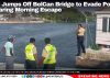 Man Jumps Off BelCan Bridge to Evade Police in Daring Morning Escape