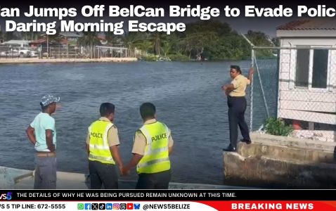 Man Jumps Off BelCan Bridge to Evade Police in Daring Morning Escape