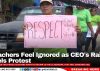 Teachers Feel Ignored as CEO's Raise Fuels Protest