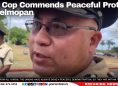 Top Cop Commends Peaceful Protest in Belmopan