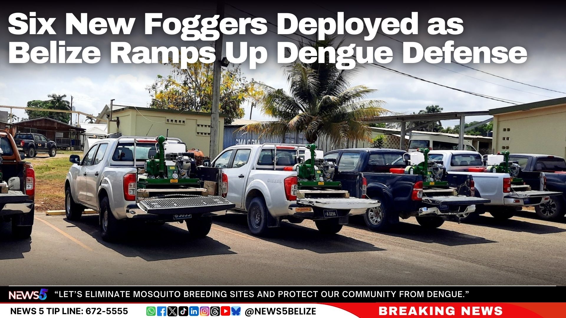 Six New Foggers Deployed as Belize Ramps Up Dengue Defense