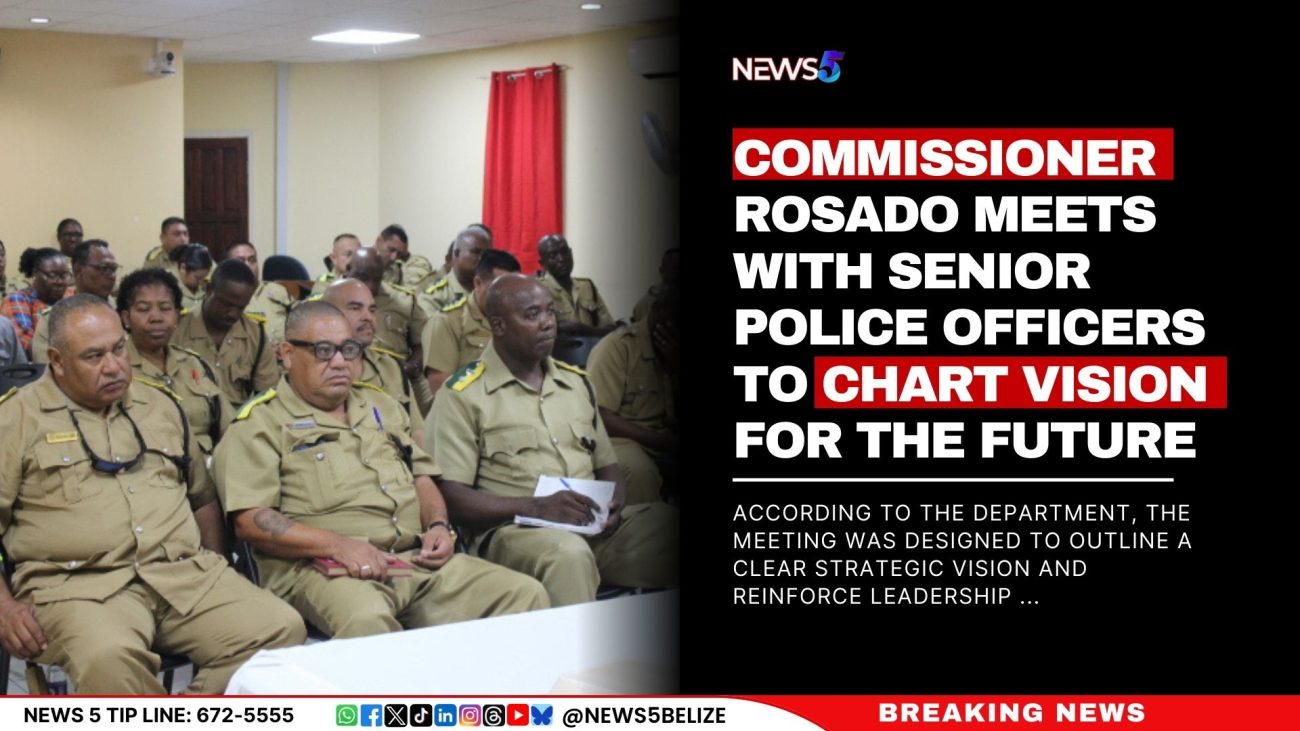 Commissioner Rosado Meets with Senior Police Officers to Chart Vision for the Future