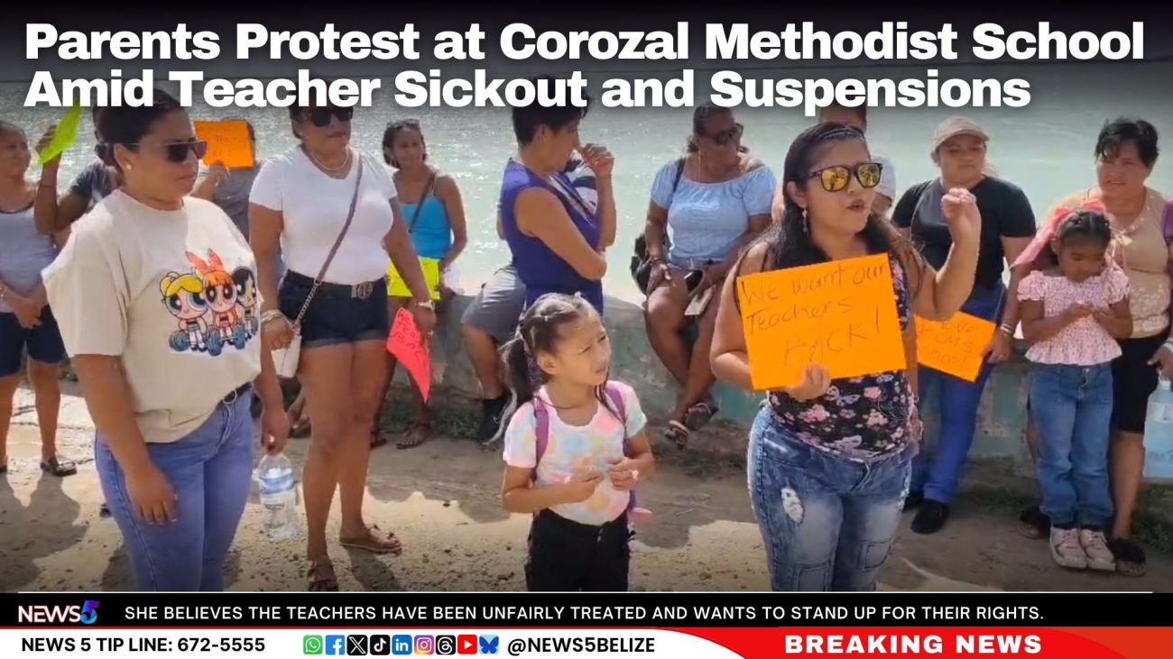 Parents Protest at Corozal Methodist School Amid Teacher Sickout and Suspensions