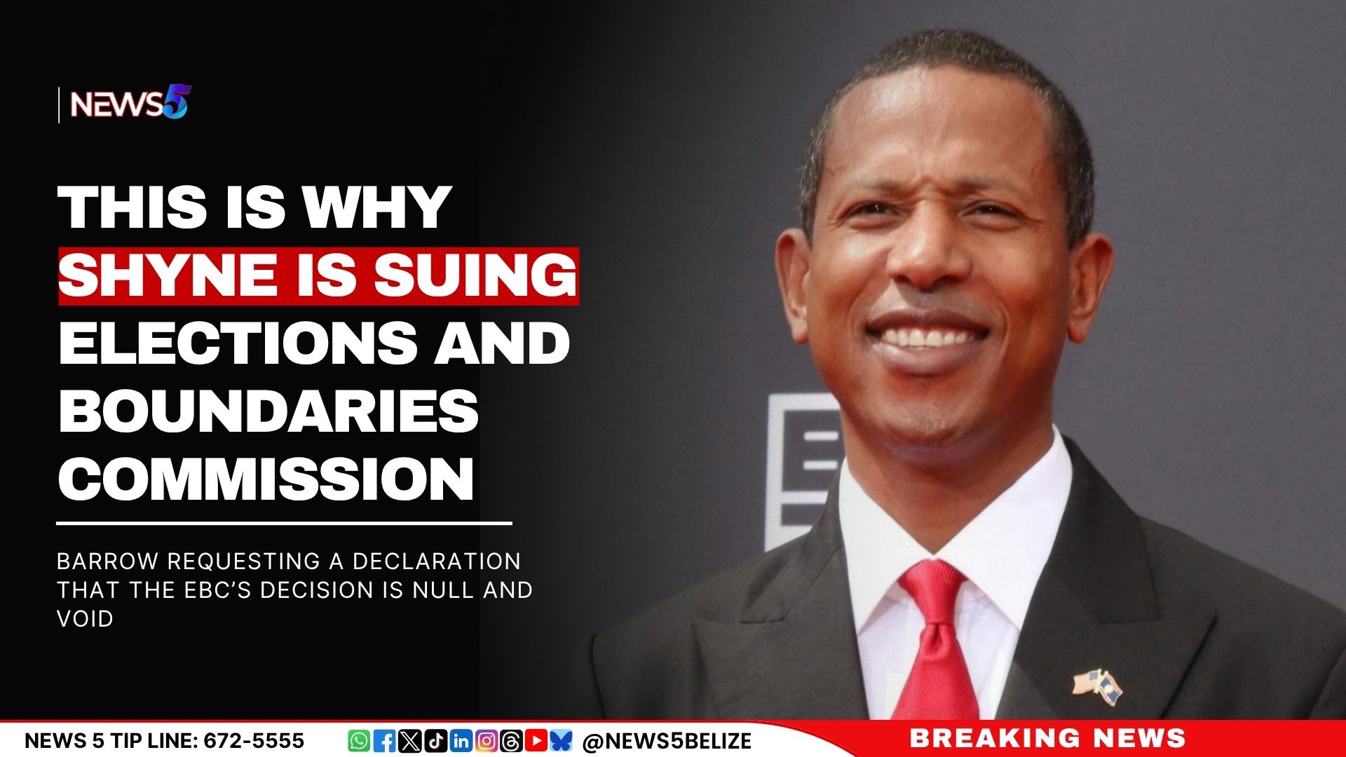 This Is Why Shyne is Suing Elections and Boundaries Commission