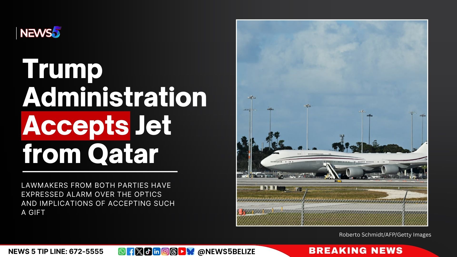 Trump Administration Accepts Jet from Qatar