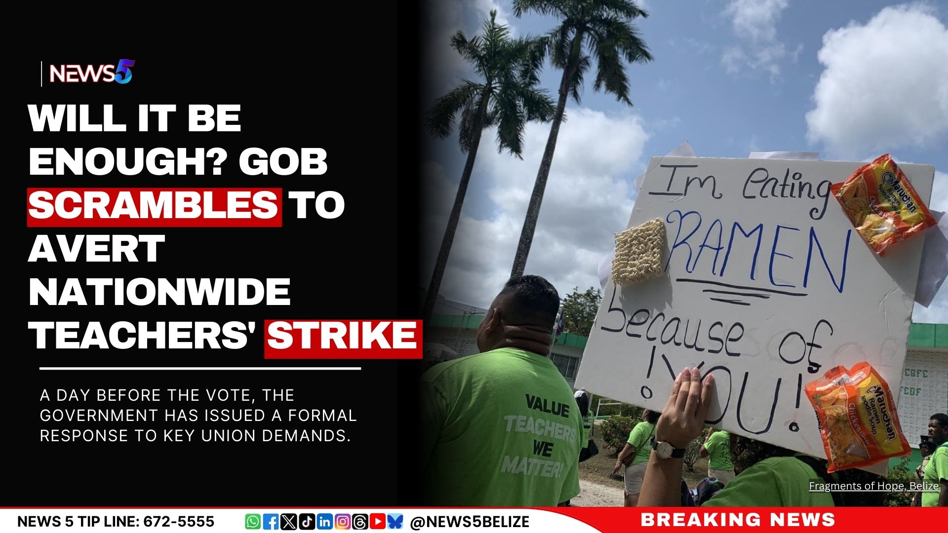 Will It Be Enough? GOB Scrambles to Avert Nationwide Teachers' Strike