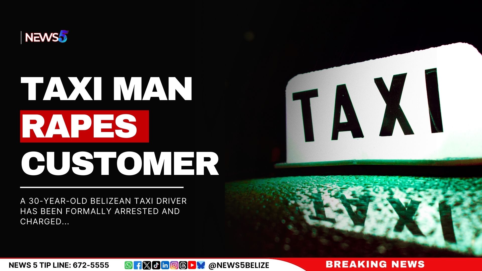 Taxi Man Rapes Customer