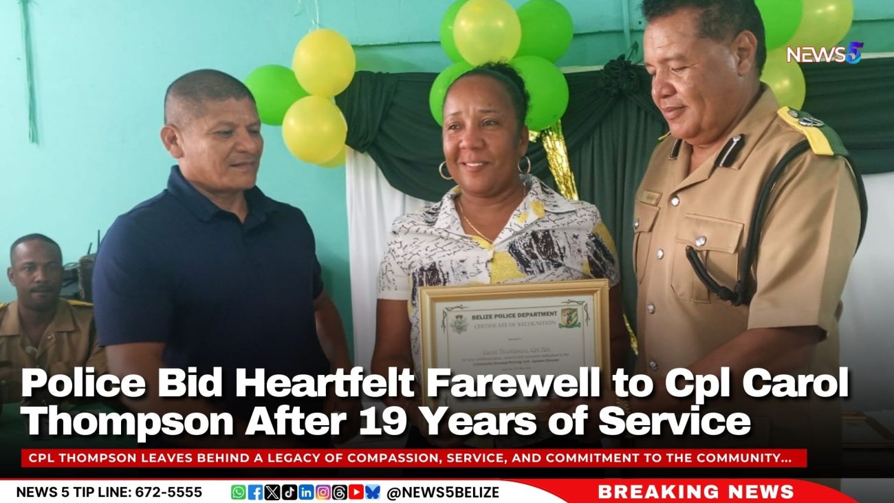 Police Bid Heartfelt Farewell to Cpl Carol Thompson After 19 Years of Service