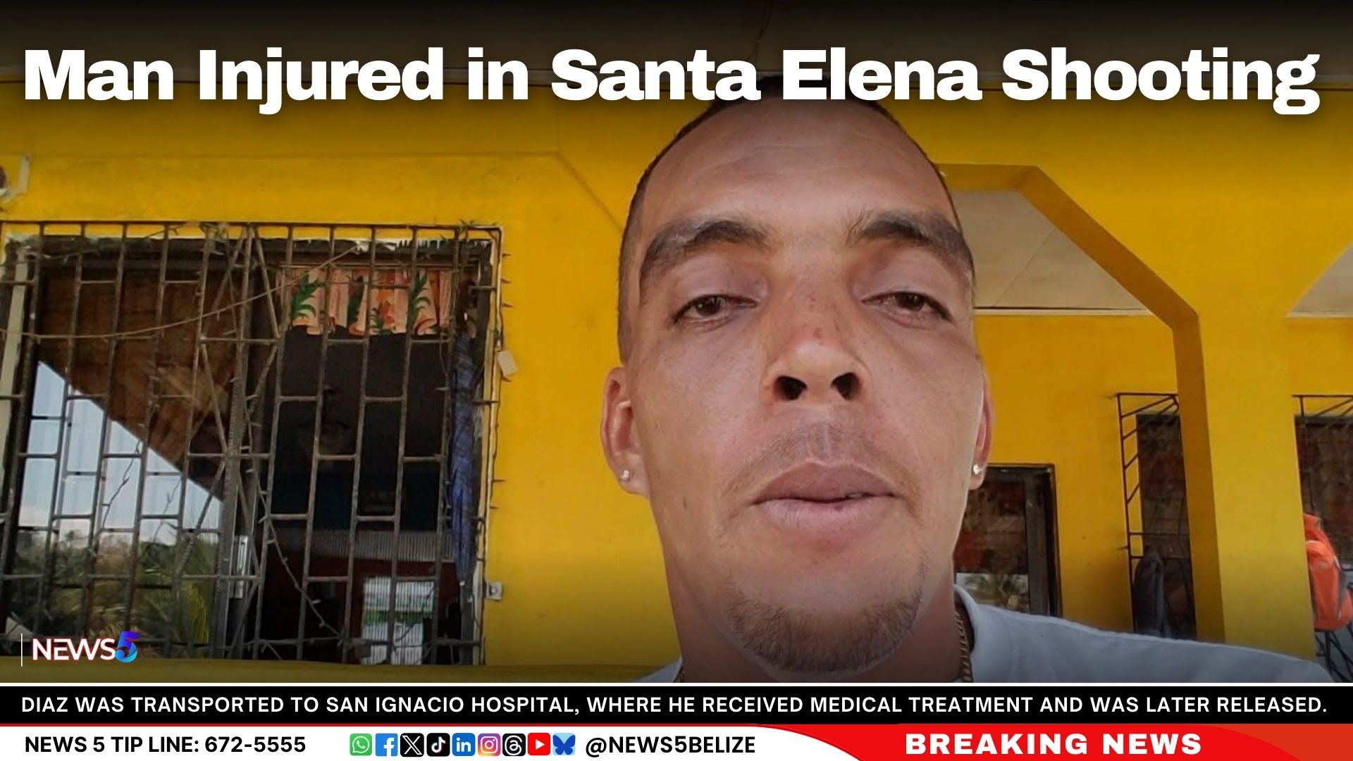 Man Injured in Santa Elena Shooting